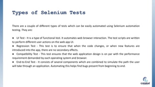 A Simple Guide to Selenium Software Testing | PPT