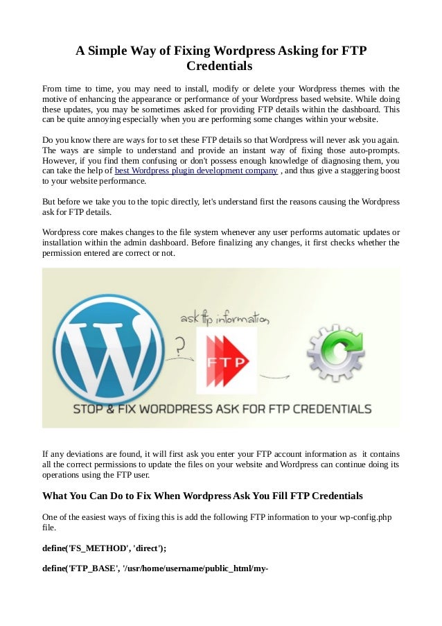 wordpress for mac high siera ftp credentials on localhost wordpress for mac high siera ftp credentials on localhost