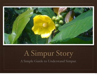Simapur A simpur story | PDF