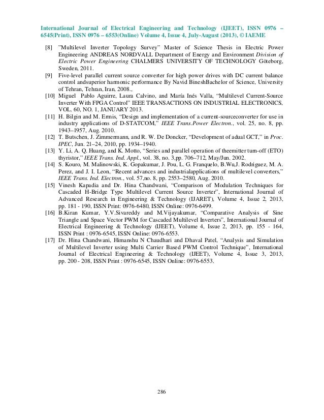 Multilevel inverter phd thesis