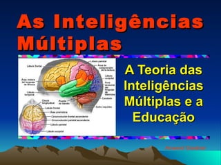 As Inteligências Múltiplas A Teoria das Inteligências Múltiplas e a Educação Howard Gardner 