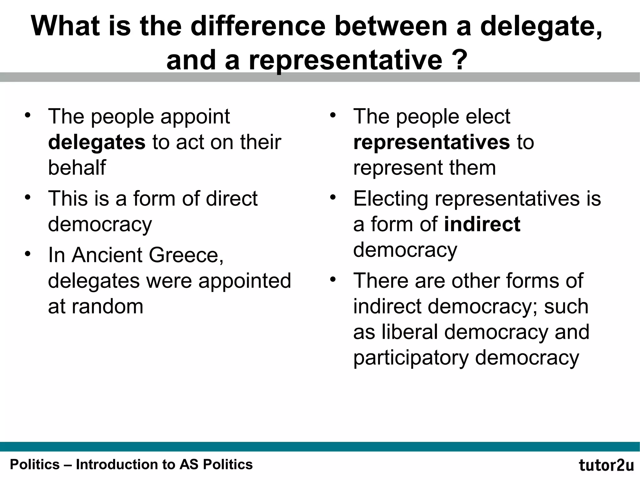 As introduction to politics | PPT