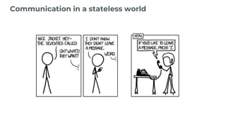 Communication in a stateless world
 