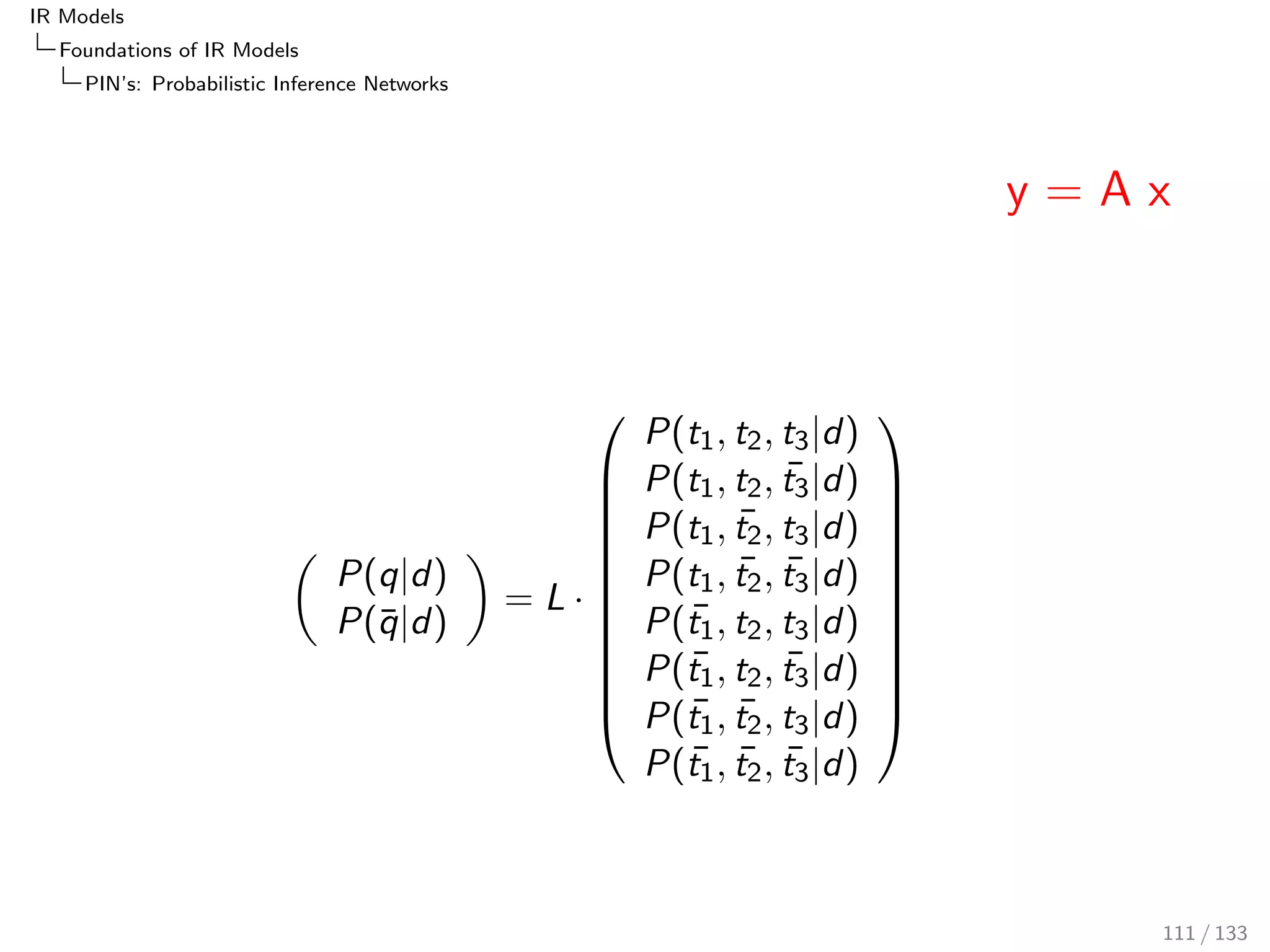 IR Models 
Foundations of IR Models 
BM25 
BM25 Term Weight 
De 
