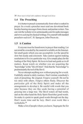 Preach Draw Draw Near to God | PDF