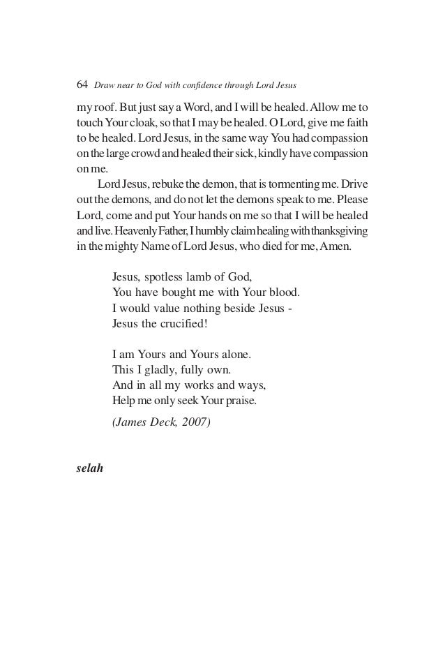Draw Near to God