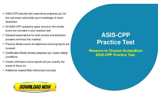 ASIS-CPP Testantworten