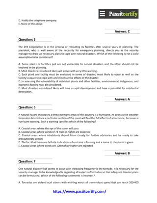 ASIS-CPP Vorbereitungsfragen