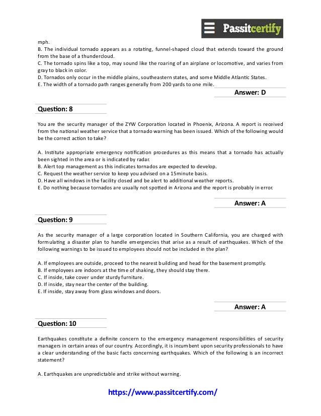 ASIS-CPP Fragen Und Antworten