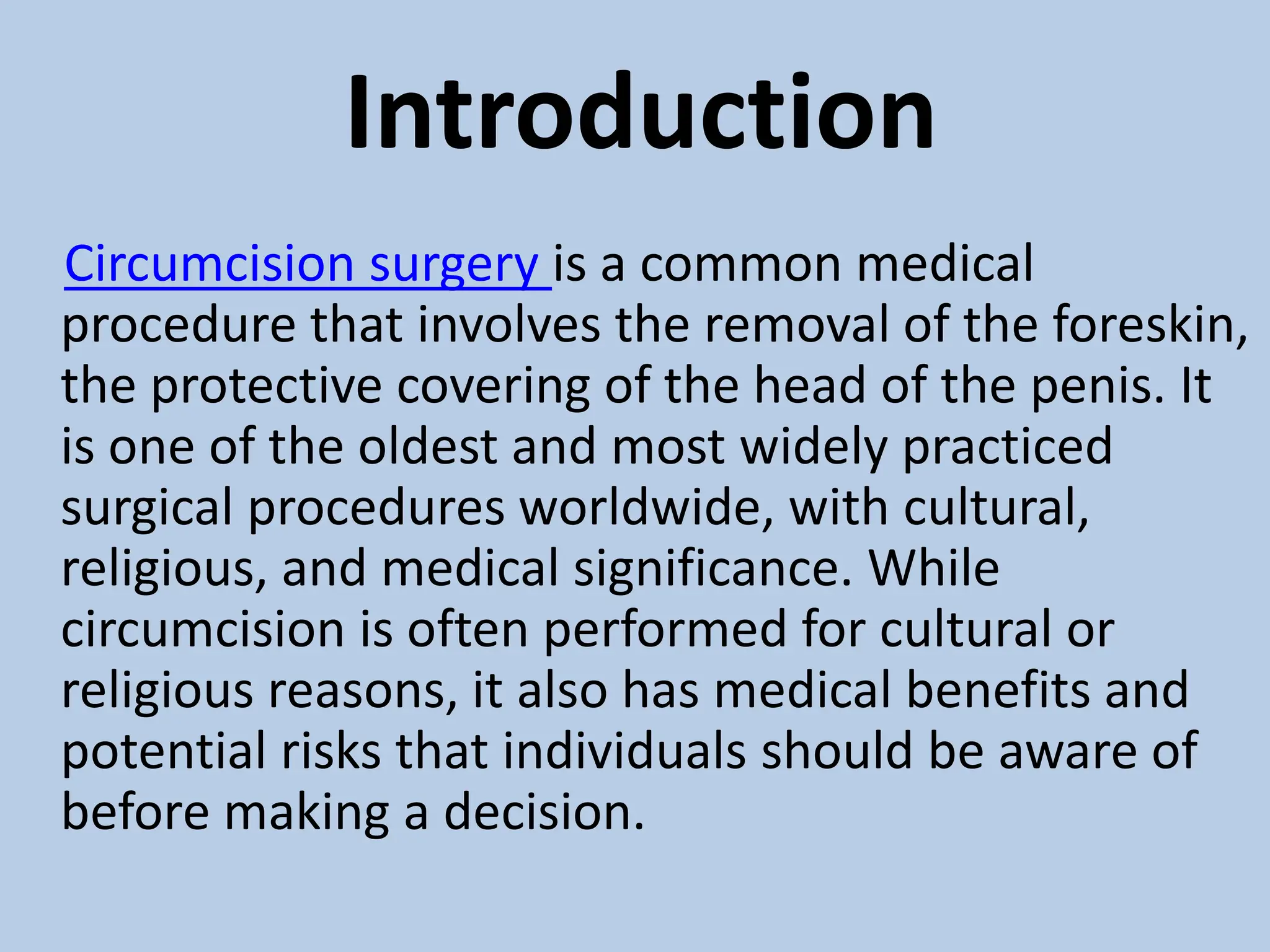 Understanding Circumcision Surgery Procedure Benefits And Risks Ppt Understanding Circumcision Surgery Procedure Benefits And Risks Ppt