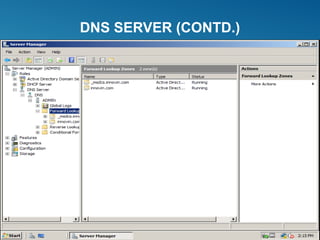 DNS SERVER (CONTD.)
 