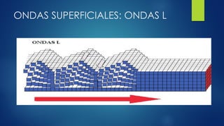 ONDAS SUPERFICIALES: ONDAS L
 