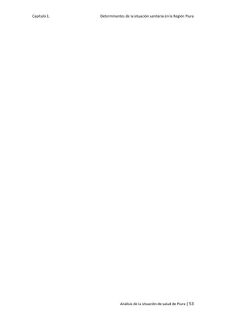 Capítulo 1. Determinantes de la situación sanitaria en la Región Piura
Análisis de la situación de salud de Piura | 53
 