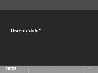 “ Use-models” 