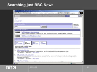 Searching just BBC News 