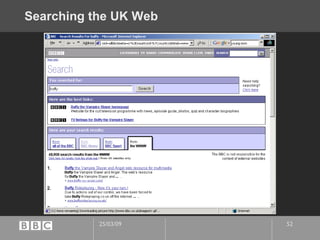 Searching the UK Web 