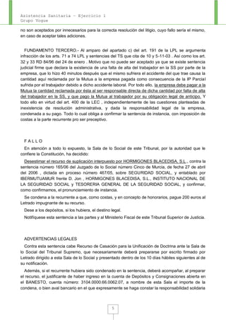 Asistencia Sanitaria Ejercicio 1