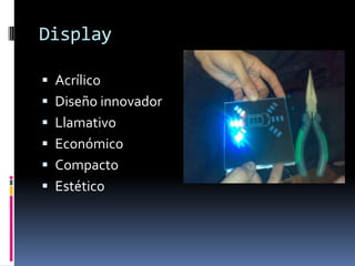 DisplayAcrílico Diseño innovador LlamativoEconómicoCompactoEstético