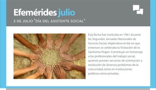 2 de julio "Día del Asistente Social"