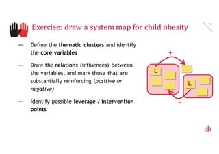 User insights
— Field study: listening to stories of (and observing) users
of the system; challenge your hypotheses!
— Perspective interviews
— Personas
33
 