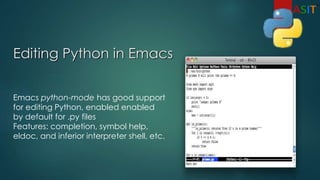 Learn PYTHON at ASIT | PPT