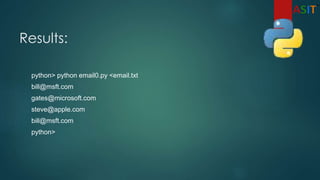 Learn PYTHON at ASIT | PPT