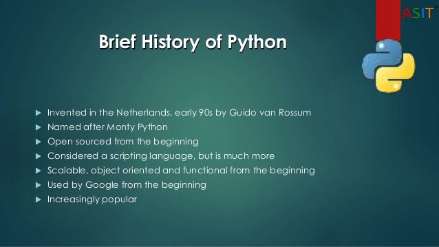 Learn PYTHON at ASIT