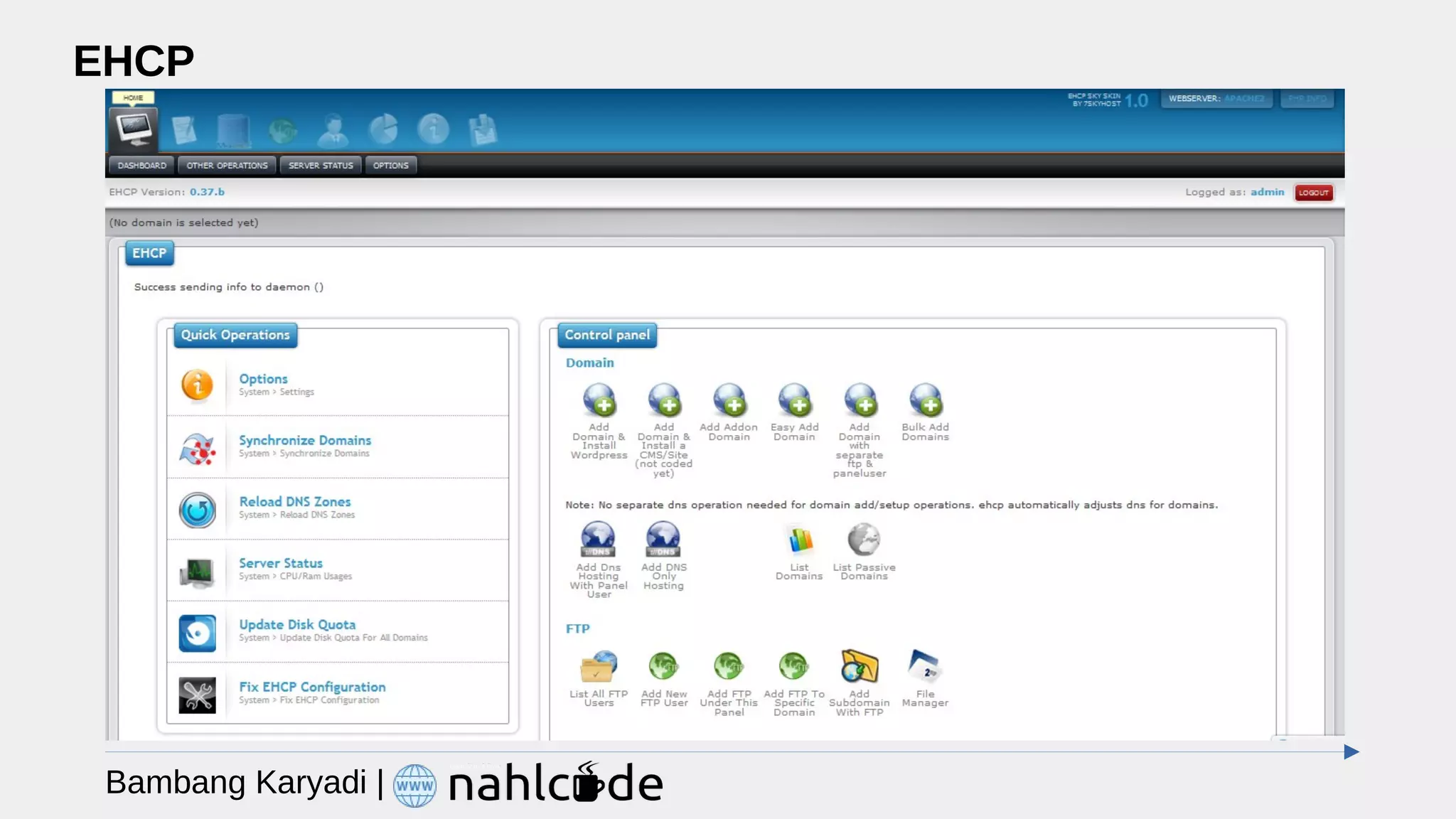 EHCP
Bambang Karyadi |
 
