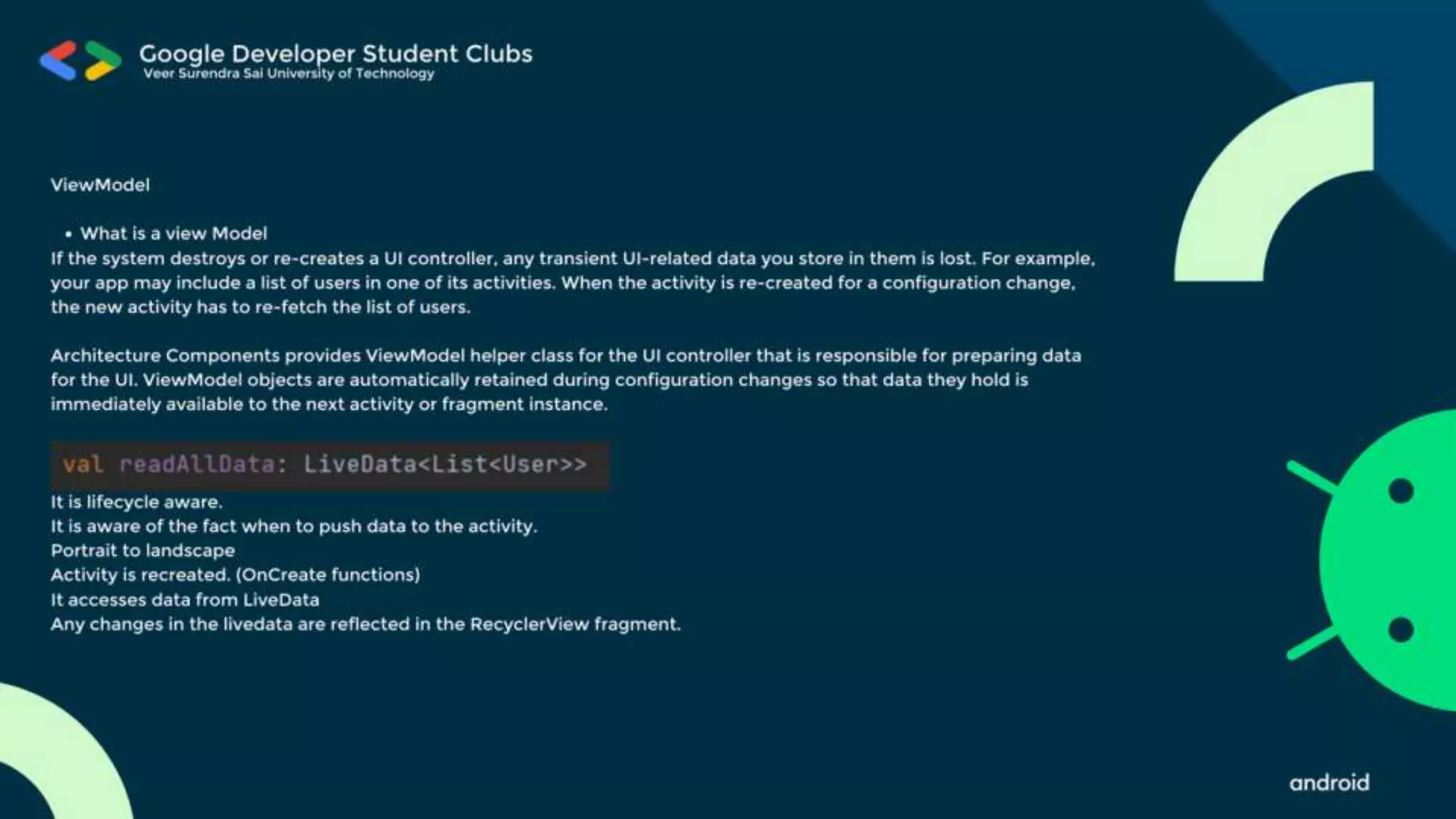 Android Study Jam Session 2