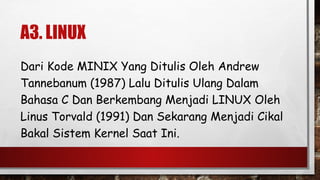 Kode Linux Adminitrasi Sistem Jaringan WINDOWS OR LINUX.pptx