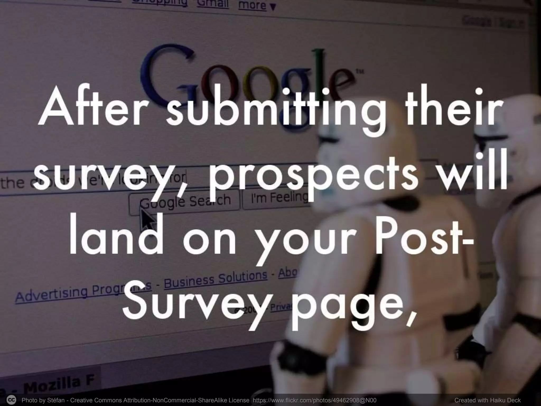 Photo by Stéfan - Creative Commons Attribution-NonCommercial-ShareAlike License https://www.flickr.com/photos/49462908@N00 Created with Haiku Deck
 