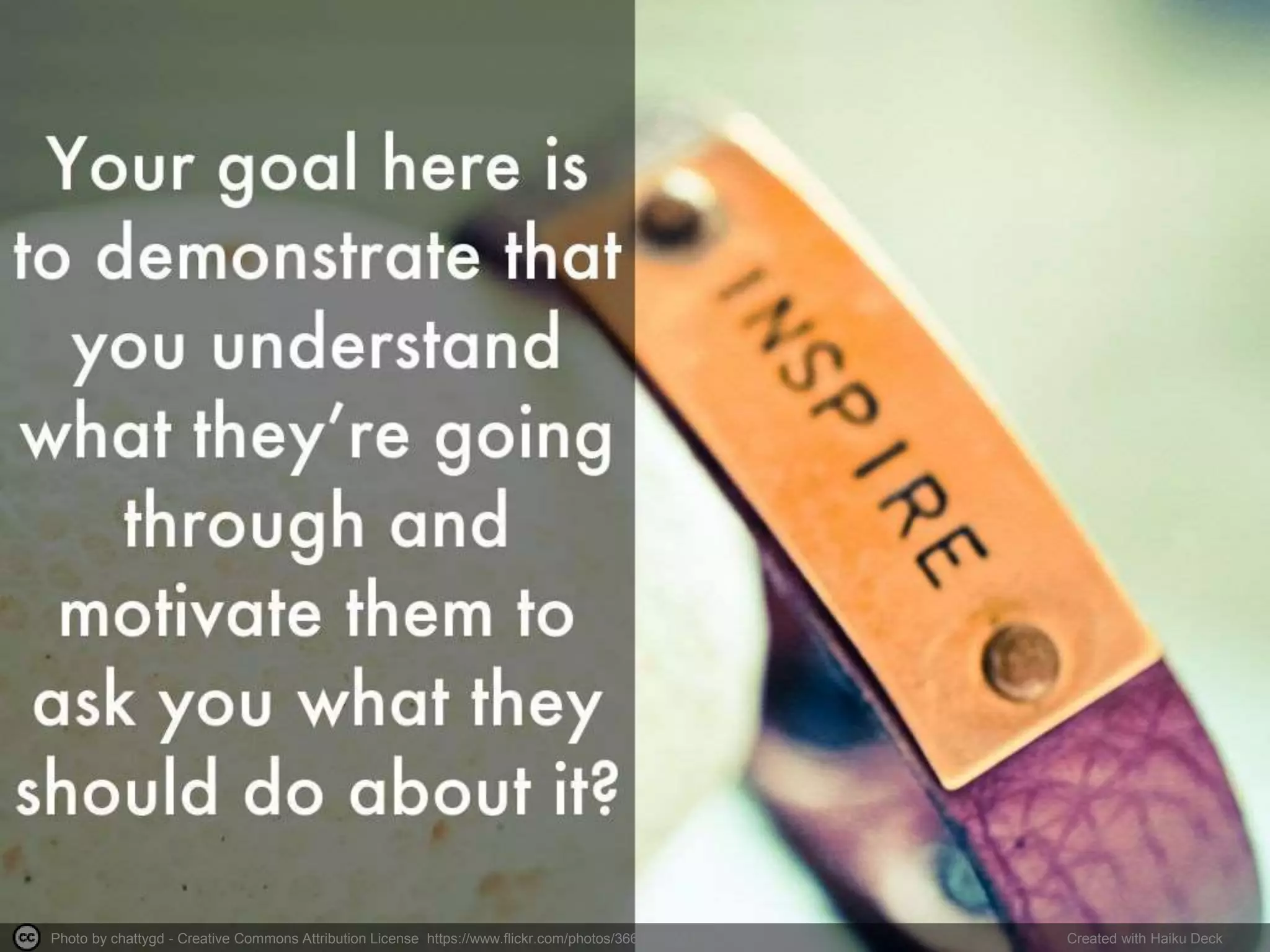 Photo by chattygd - Creative Commons Attribution License https://www.flickr.com/photos/36636097@N05 Created with Haiku Deck
 