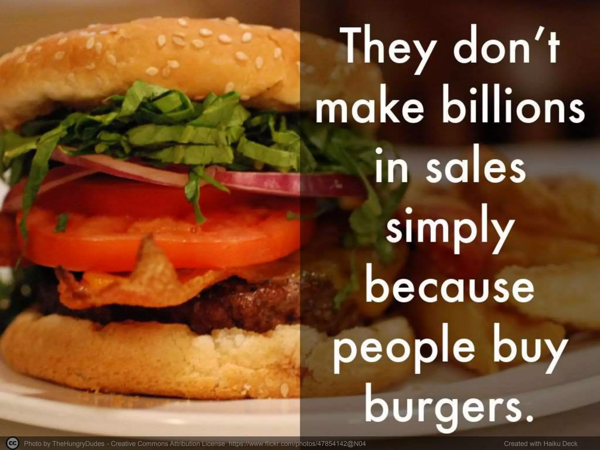 Photo by TheHungryDudes - Creative Commons Attribution License https://www.flickr.com/photos/47854142@N04 Created with Haiku Deck
 