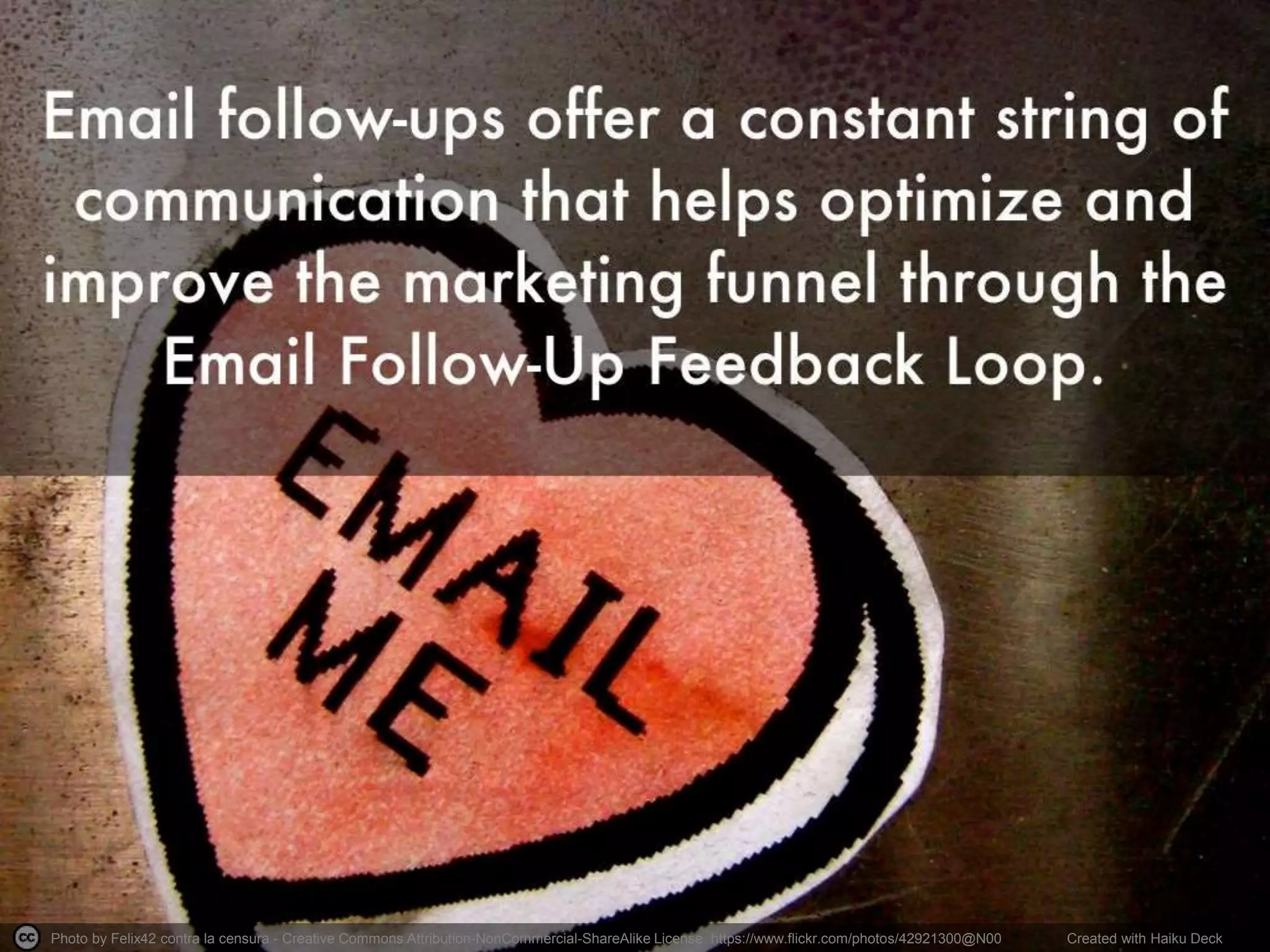 Photo by Felix42 contra la censura - Creative Commons Attribution-NonCommercial-ShareAlike License https://www.flickr.com/photos/42921300@N00 Created with Haiku Deck
 