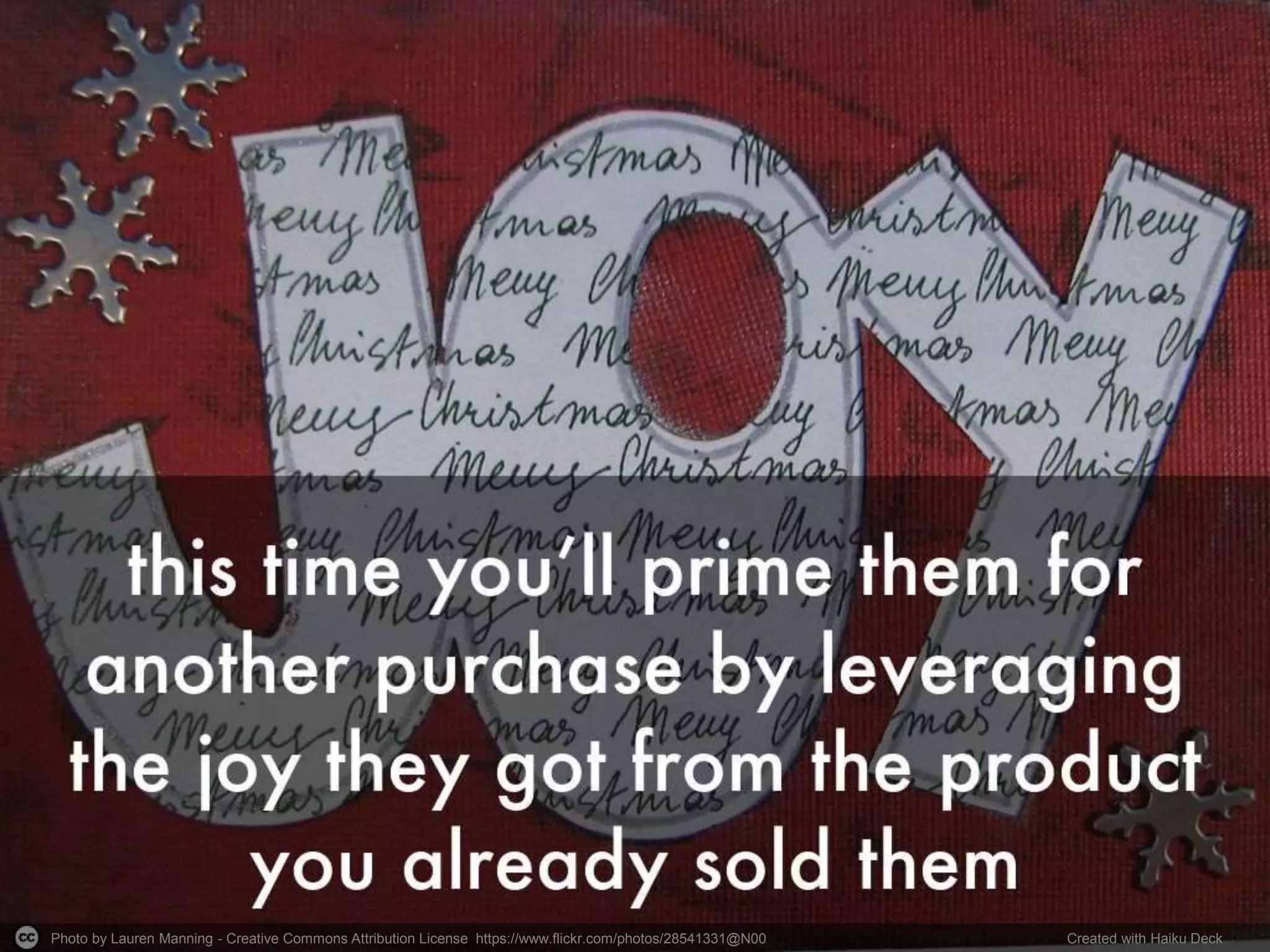 Photo by Lauren Manning - Creative Commons Attribution License https://www.flickr.com/photos/28541331@N00 Created with Haiku Deck
 