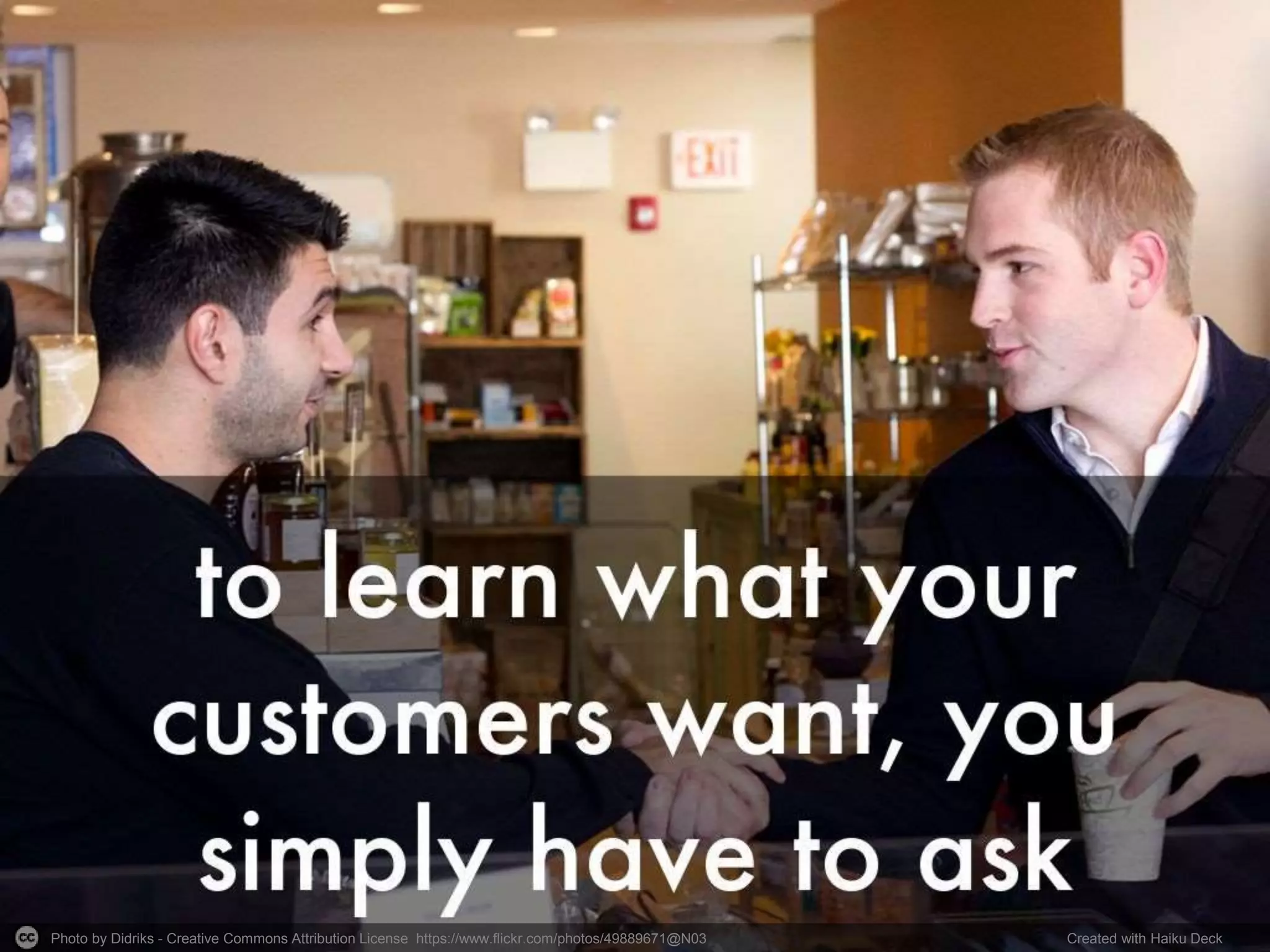 Photo by Didriks - Creative Commons Attribution License https://www.flickr.com/photos/49889671@N03 Created with Haiku Deck
 