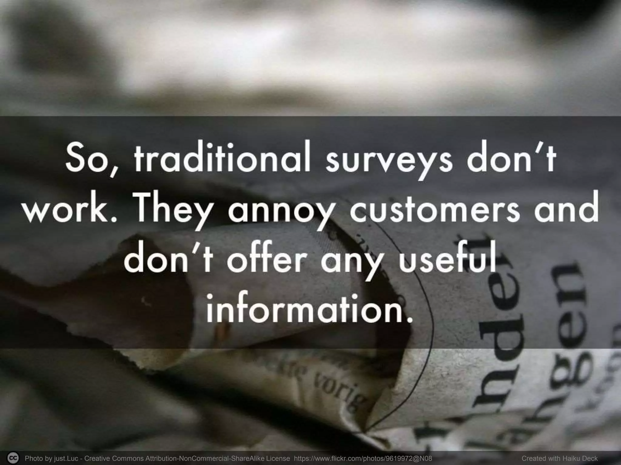 Photo by just.Luc - Creative Commons Attribution-NonCommercial-ShareAlike License https://www.flickr.com/photos/9619972@N08 Created with Haiku Deck
 