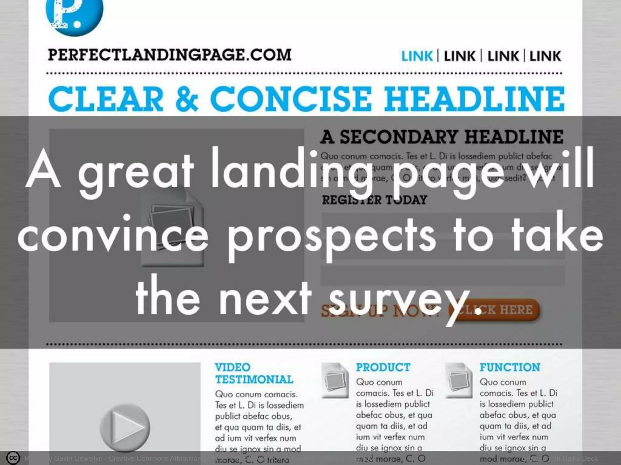 Photo by Gavin Llewellyn - Creative Commons Attribution License https://www.flickr.com/photos/53682558@N06 Created with Haiku Deck
 