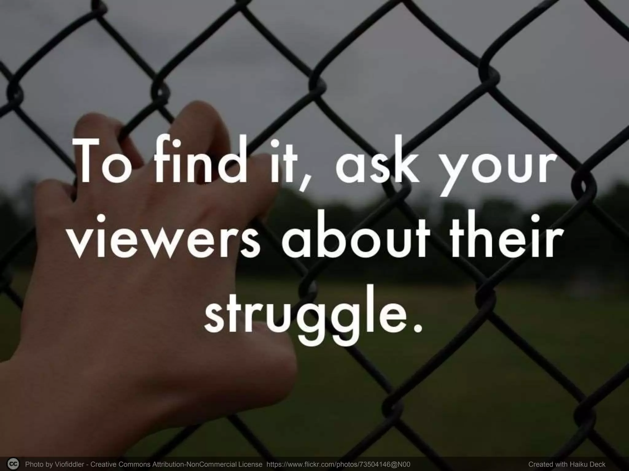 Photo by Viofiddler - Creative Commons Attribution-NonCommercial License https://www.flickr.com/photos/73504146@N00 Created with Haiku Deck
 