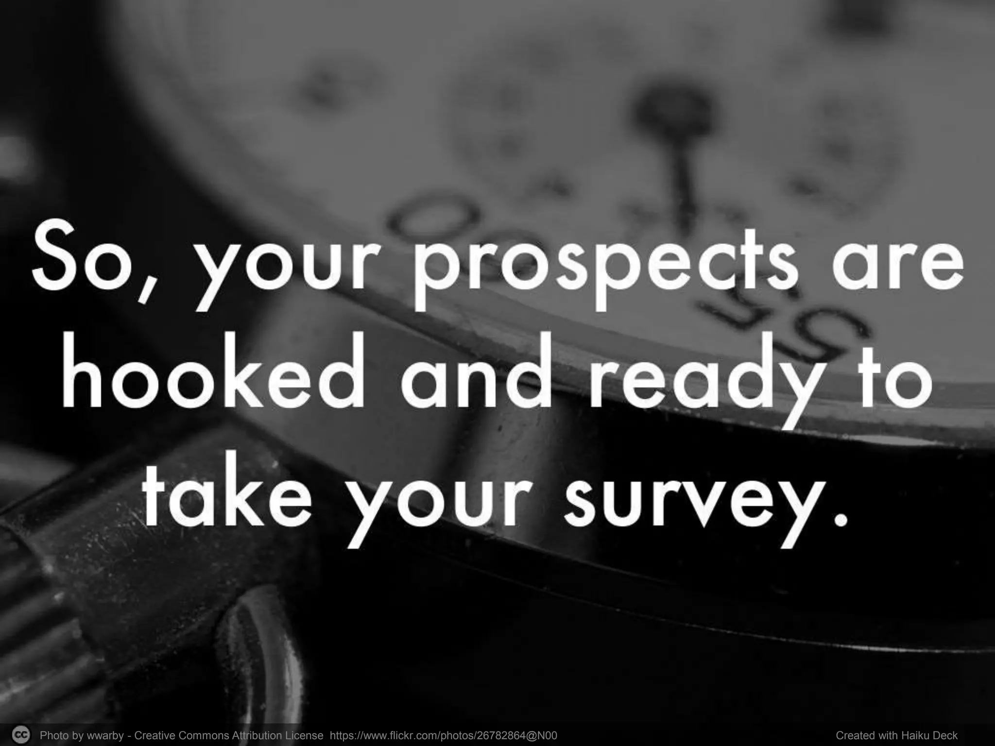 Photo by wwarby - Creative Commons Attribution License https://www.flickr.com/photos/26782864@N00 Created with Haiku Deck
 