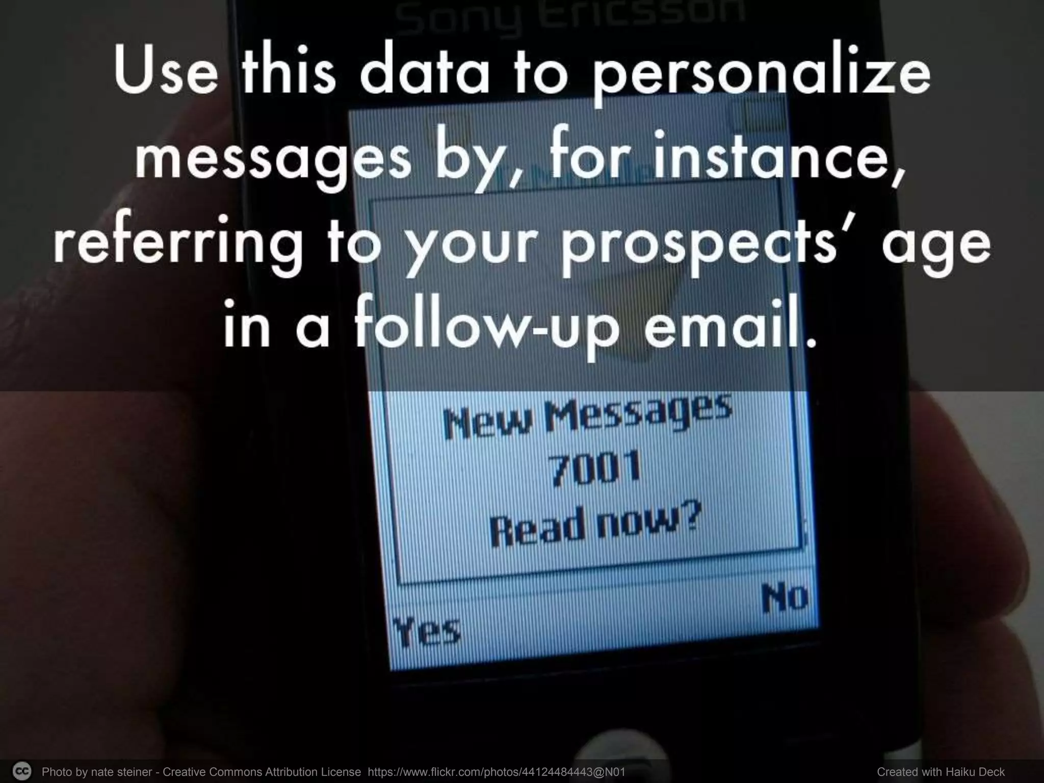 Photo by nate steiner - Creative Commons Attribution License https://www.flickr.com/photos/44124484443@N01 Created with Haiku Deck
 