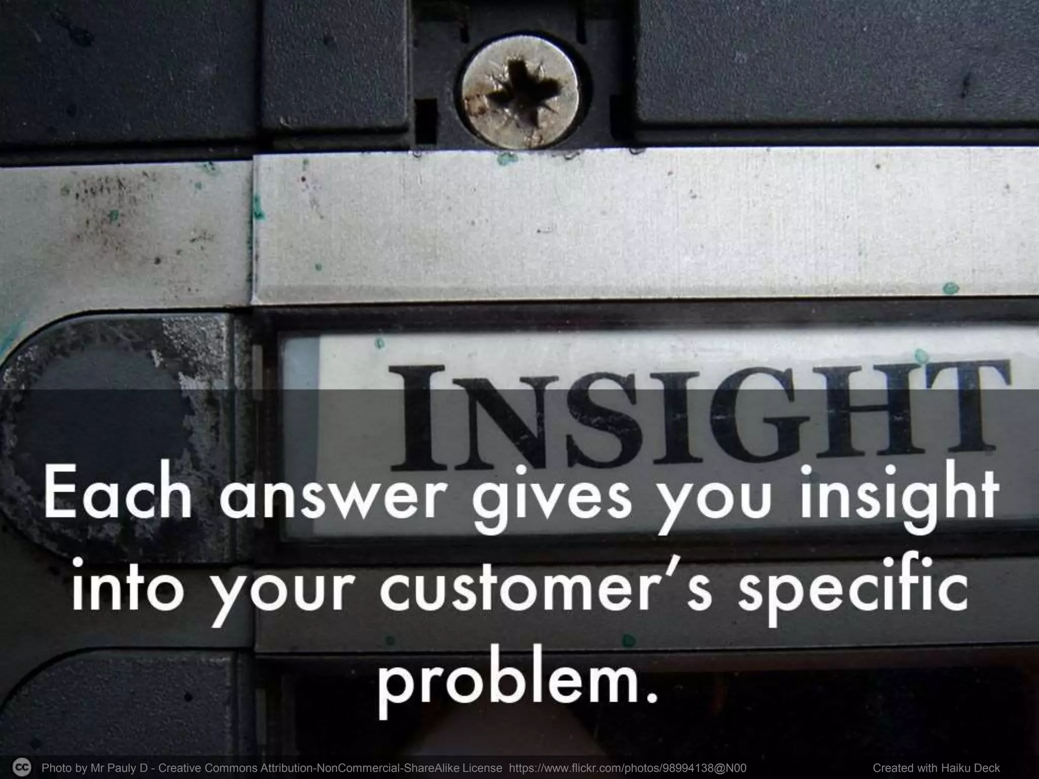 Photo by Mr Pauly D - Creative Commons Attribution-NonCommercial-ShareAlike License https://www.flickr.com/photos/98994138@N00 Created with Haiku Deck
 