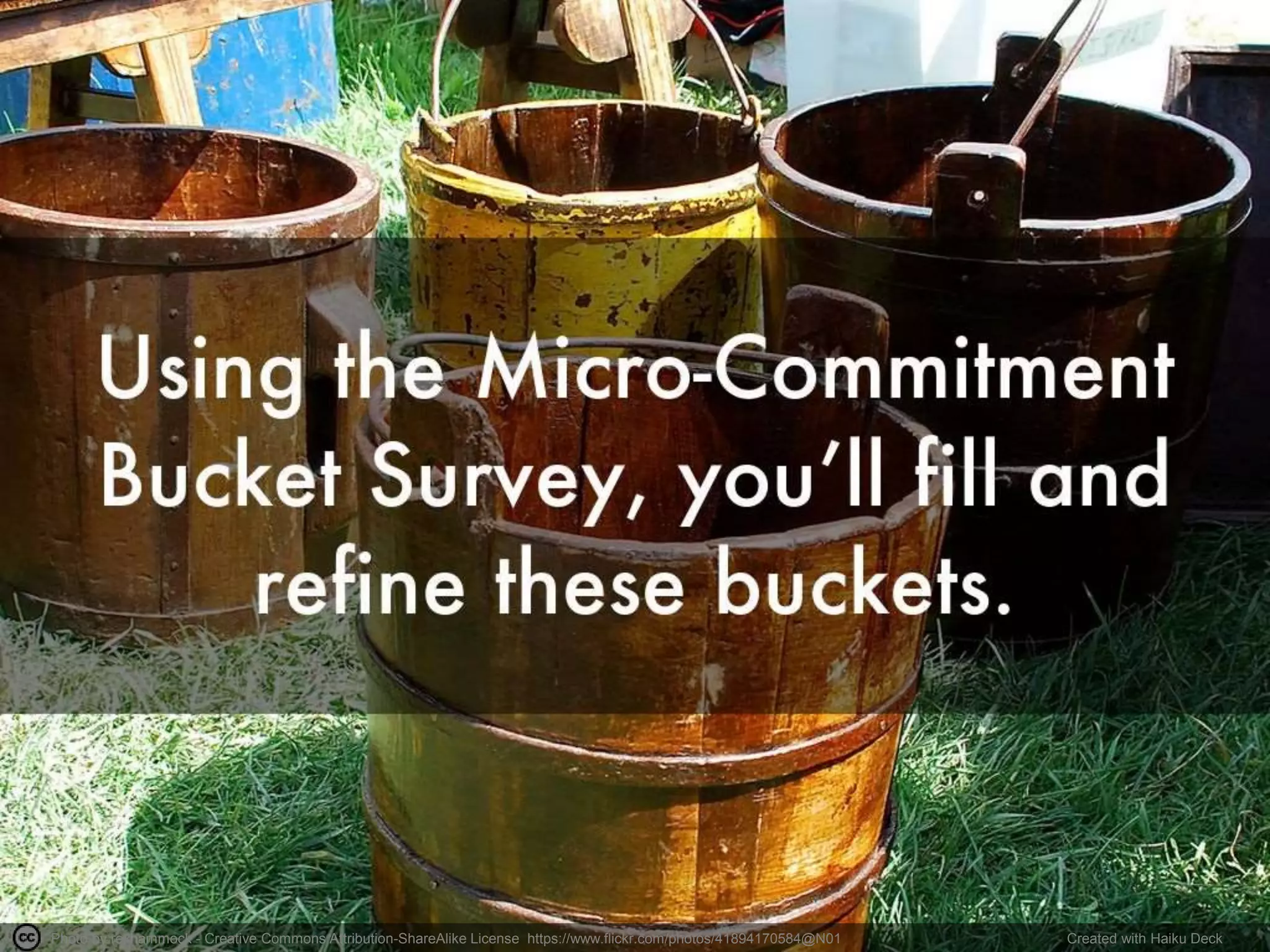 Photo by rexhammock - Creative Commons Attribution-ShareAlike License https://www.flickr.com/photos/41894170584@N01 Created with Haiku Deck
 