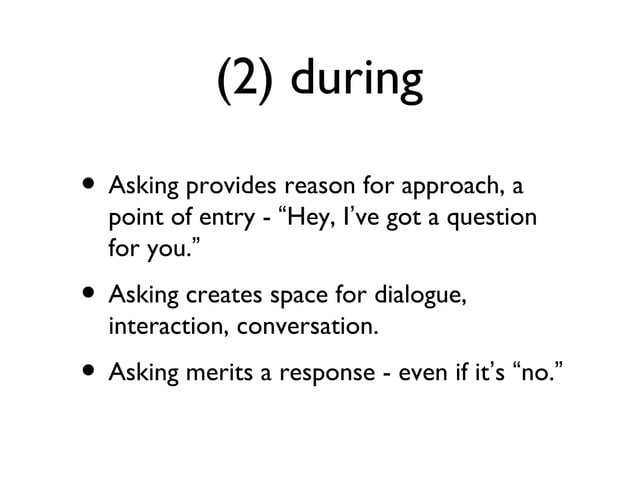 The Three Most Powerful Letters: Ask | PPT