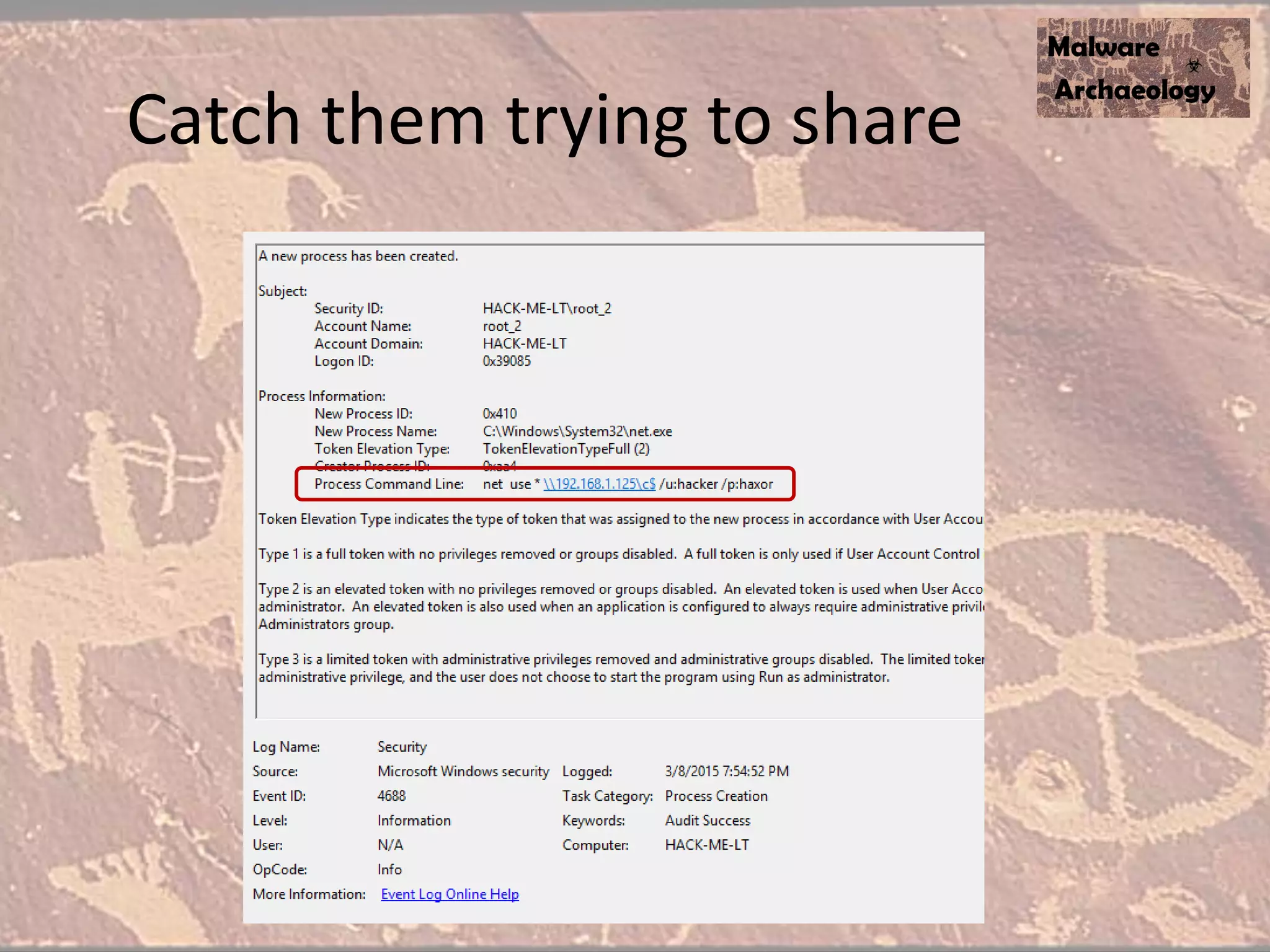 Catch them trying to share
 