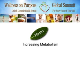 Increasing Metabolism
 