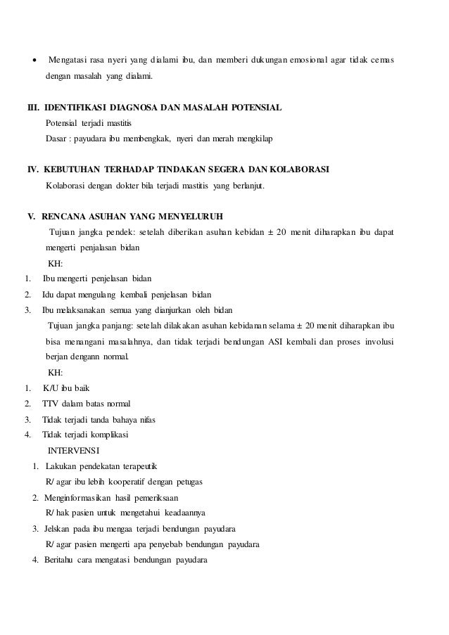 Payudara Sebelah Kiri Nyeri Dan Bengkak Pada Ibu Menyusui / Pembahasan