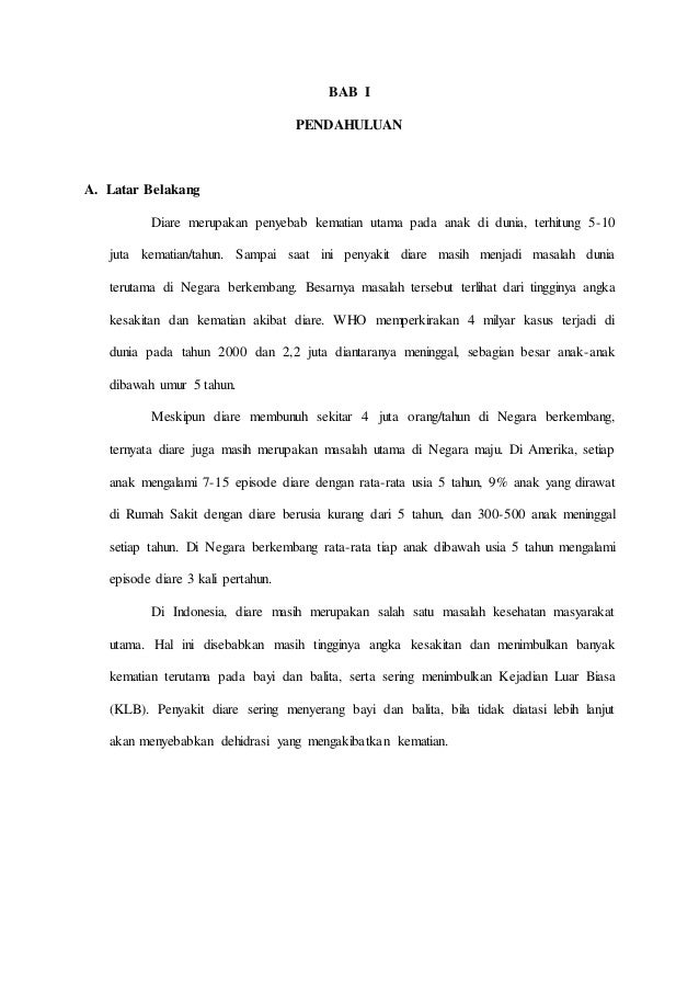 Askep Diare Bu Arma Print Lengkap