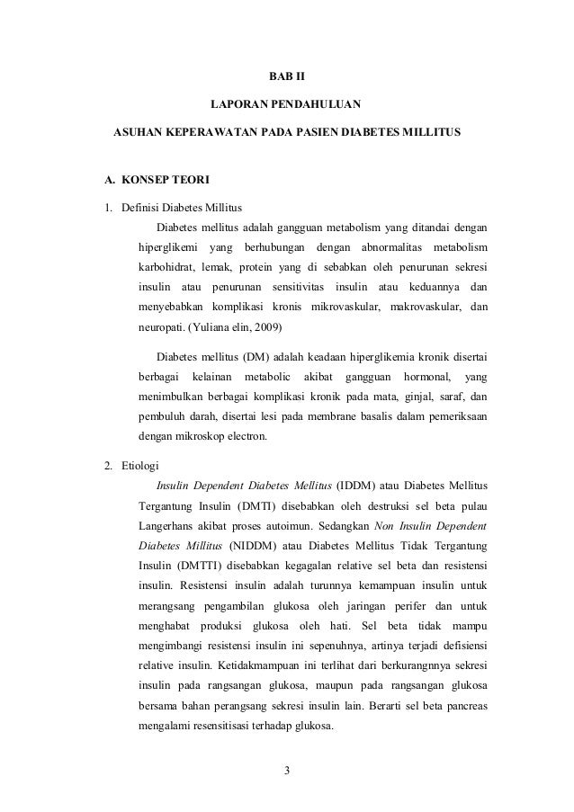 Askep Diabetes Melitus