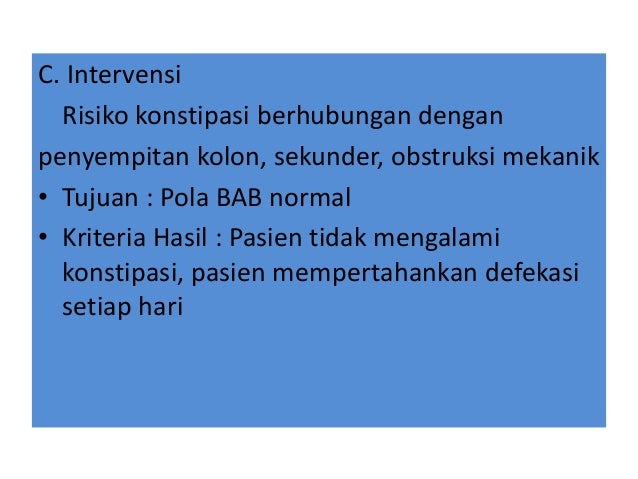 Asuhan Keperawatan Hirschprung